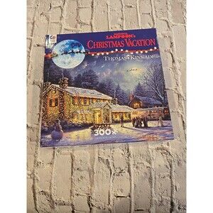 300pc Oversized Thomas Kincade National Lampoon's Christmas Vacation Puzzle, New